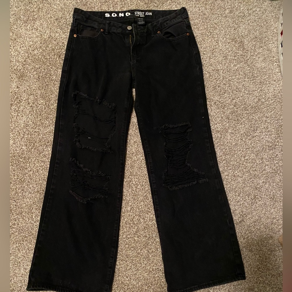 S.O.N.G street wear jeans low rise size 9/29